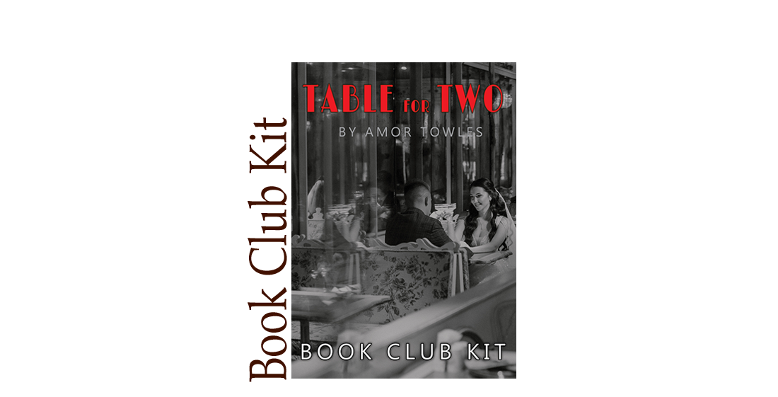 Table for Two BOOK CLUB KIT